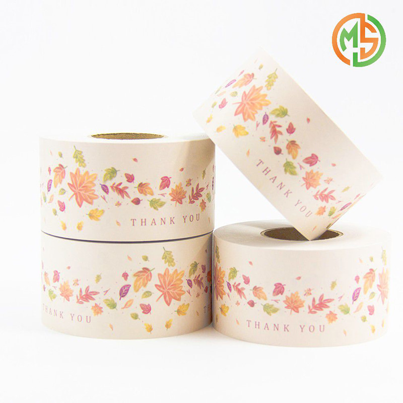 Paper Craft Activated Glue Water-lined Custom Lined Adhesive Active Water Kraft Tape