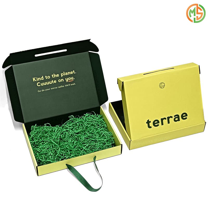 Self Seal Recycled Cardboard Mailer Zipper Shipping Box
