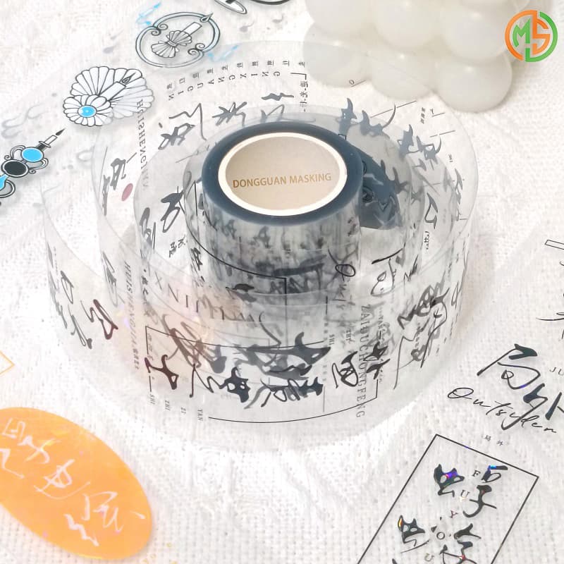 CMYK Colorful Waterproof Laser PET Masking Tapes